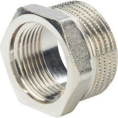 Футорка STOUT 1"×3/8", никелированная, SFT-0029-000138