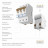 Автоматический выключатель Werkel 3P 25 A C 6 kА W903P256