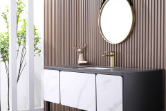 Смеситель для раковины GANZER GZ02111-S, матовое золото