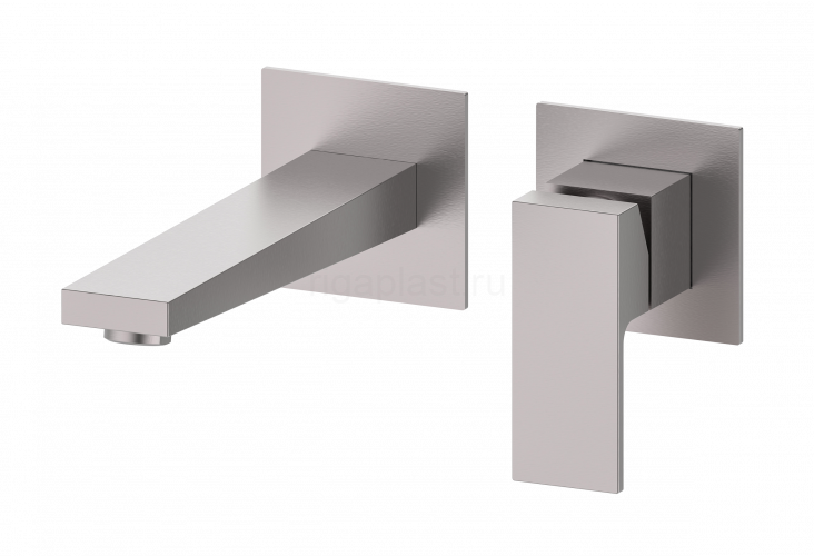 Смеситель для раковины ViEiR V393513-N, скрытый монтаж, сатин