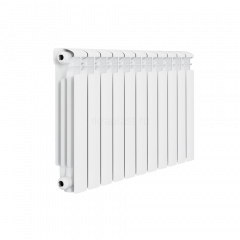 Радиатор алюминиевый RIFAR Alum Eco 500 11 секций, боковое подключение (белый RAL 9016)