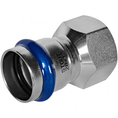 Переходник STOUT ВПр-ВР, 28 мм x 1 дюйм, из нержавеющей стали, SSS-2022-000281