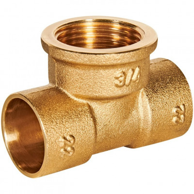 Тройник под пайку ВП-ВР-ВП 22х3/4"х22 JINTIAN JT-141302234