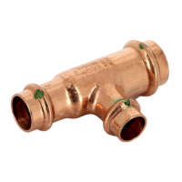 Тройник переходной пресс 22х15х18 Profipress SC-Contur Viega 315078
