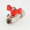 Кран шаровой VALTEC 1/2" × 3/8" ВР/ВР, для манометра (VT.807.N.0403)