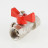 Кран шаровой VALTEC 1/2" × 3/8" ВР/ВР, для манометра (VT.807.N.0403)