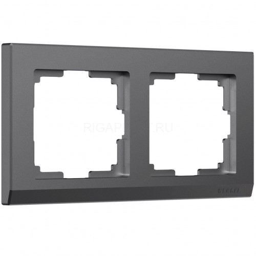 Рамка на 2 поста Werkel Stark (графит матовый) W0021864