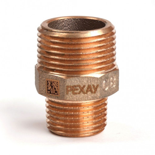 Ниппель редукционный бронзовый РЕХАУ AURLINE, R3/4 x R1/2, RX+, 18732541001