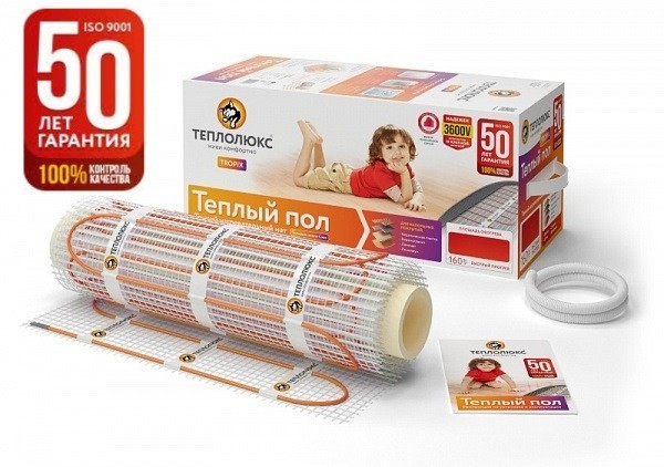 Мат нагревательный двухжильный Tropix МНН 960 Вт/6 кв.м Теплолюкс
