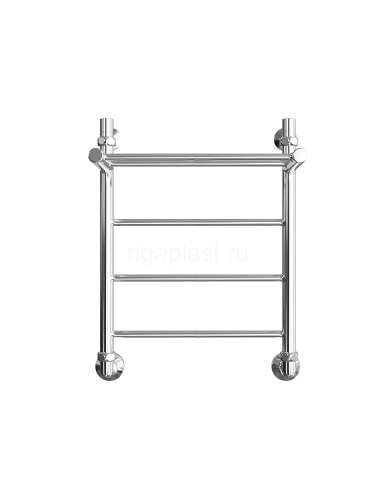 Полотенцесушитель водяной ДВИН FJ 60/50, полированный, с полкой, арт. 4627152136485