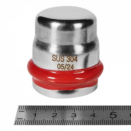 Заглушка ROMMER 35 мм из нержавеющей стали, RSS-0025-000035