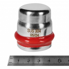 Заглушка ROMMER 35 мм из нержавеющей стали, RSS-0025-000035