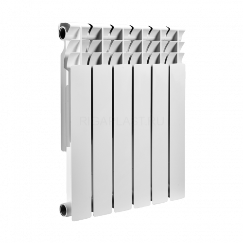 Радиатор биметаллический Smart Install biEasy One 500 6 секций, боковое подключение