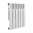 Радиатор биметаллический Smart Install biEasy One 500 6 секций, боковое подключение