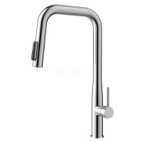 Смеситель для кухни Vita Chrome с подачей фильтрованной воды и выдвижной лейкой KAISER 43444