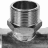 Тройник-переходник ВПр-НР 54х1 1/4" из стали нержавеющей, прессовой ROMMER
