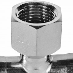 Тройник-переходник ROMMER ВПр-ВР 15 мм x 1/2" из нержавеющей стали, RSS-1015-001512