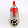 Кран шаровой VALTEC 16 × 1/2" НР, с обжимным соединением, бабочка (VT.341.N.1604)