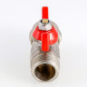 Кран шаровой VALTEC 16 × 1/2" НР, с обжимным соединением, бабочка (VT.341.N.1604)