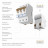 Автоматический выключатель Werkel 3P 32 A C 6 kА W903P326
