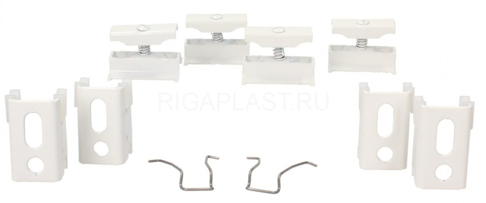 Комплект настенного крепления Set CVD 4xBH+CVD1, белый Zehnder