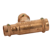 Тройник переходной пресс 22х18х18 Profipress SC-Contur Viega 315054