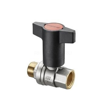 Кран шаровой Optibal DN 15, 1/2" НВ, ручка пластмассовая Oventrop