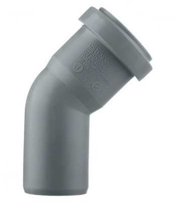 Отвод канализационный HTB 40 45° Ostendorf 111120