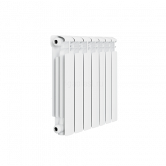 Радиатор алюминиевый RIFAR Alum Eco 500 7 секций, боковое подключение (белый RAL 9016)