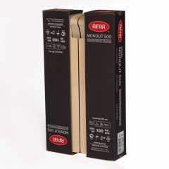 Радиатор биметаллический RIFAR MONOLIT 500 4 секции, боковое подключение (капучино)
