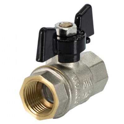 Кран шаровой ВВ 1/2", бабочка Millennium