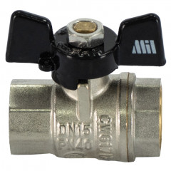 Кран шаровой ВВ 1/2", бабочка Millennium