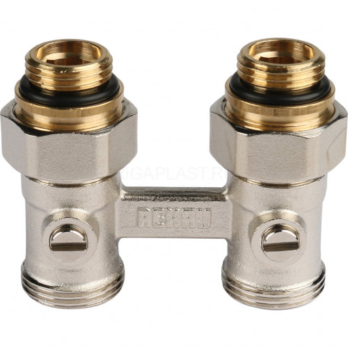 Узел нижнего подключения радиатора 1/2" НР x 3/4" НР, прямой REHAU