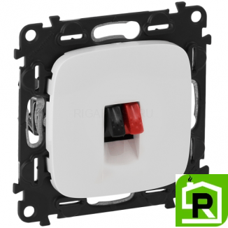 Розетка акустическая Legrand Valena Allure 753072+755365 Белая