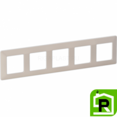 Рамка Legrand Valena Life 5 постов Слоновая кость 754045
