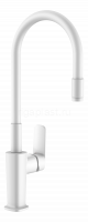 Смеситель для кухни ViEiR V073524-FF, с гибким изливом, белый