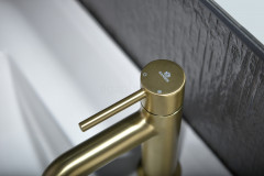 Смеситель для раковины GANZER GZ03111-S, матовое золото