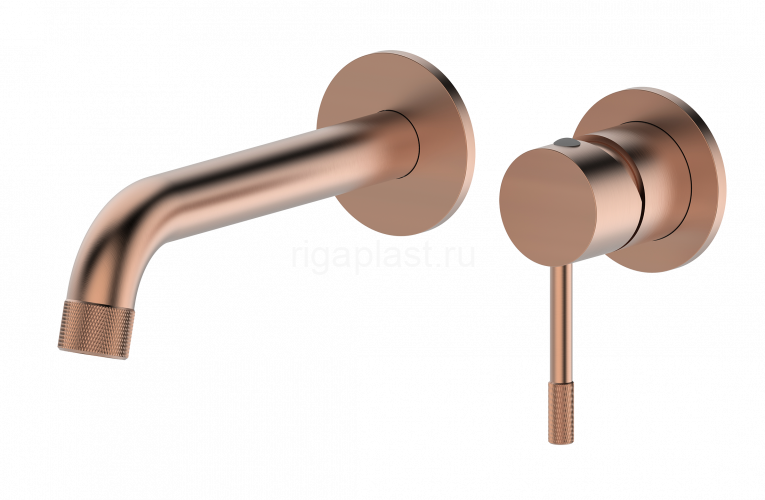 Смеситель для раковины ViEiR V403513-R, скрытый монтаж, розовое золото