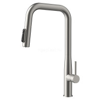 Смеситель для кухни Vita Silver с подачей фильтрованной воды и выдвижной лейкой KAISER 43444-5