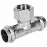 Тройник-переходник ROMMER ВПр-ВР 22 мм x 3/4" из нержавеющей стали, RSS-1015-002234