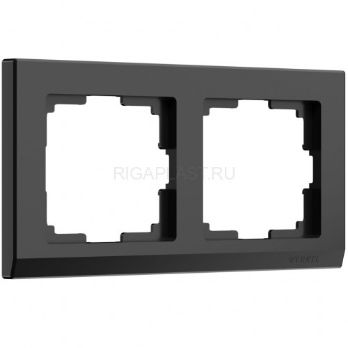 Рамка на 2 поста Werkel Stark (черный) W0021808
