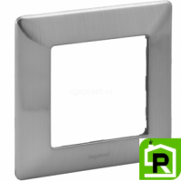 Рамка Legrand Valena Life 1 пост Сталь 754151