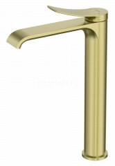 Смеситель для раковины-чаши ViEiR V483012-S, матовое золото