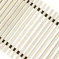 Решетка рулонная деревянная для конвектора 250-4200, светлое дерево TechnoWarm