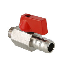 Кран дренажный VALTEC 1/4" НР, со штуцером (VT.435.N.02)