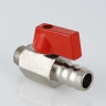 Кран дренажный VALTEC 1/4" НР, со штуцером (VT.435.N.02)