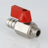 Кран дренажный VALTEC 1/4" НР, со штуцером (VT.435.N.02)