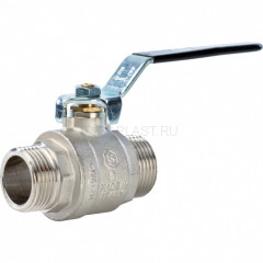 Кран шаровой полнопроходной STOUT 1", НР/НР, ручка «рычаг», SVB-0005-000025
