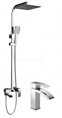 Душевая система HansenPRO HL37044, хром
