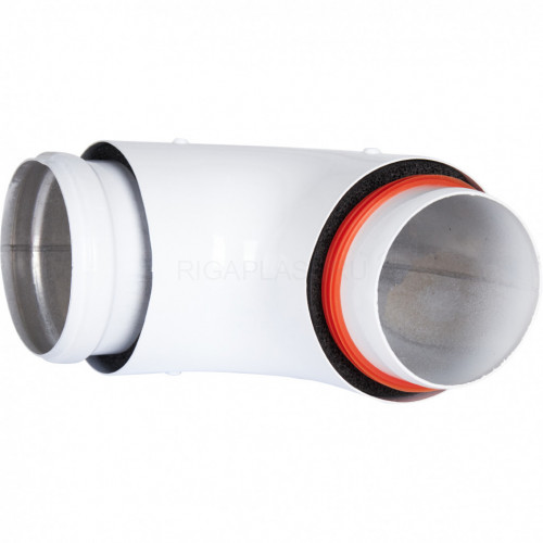 Отвод утепленный D 80/100 90° ROMMER